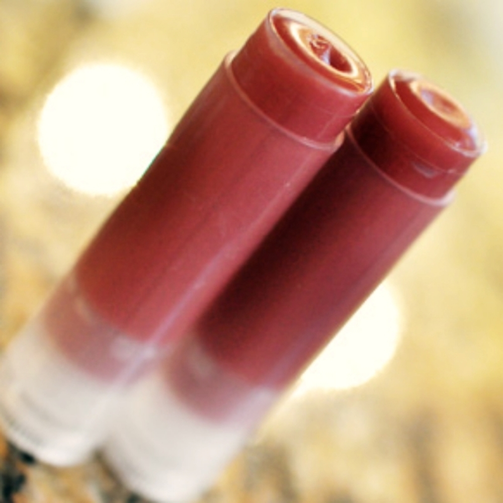 Tinted lip balms